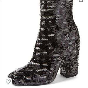 New sequin boots